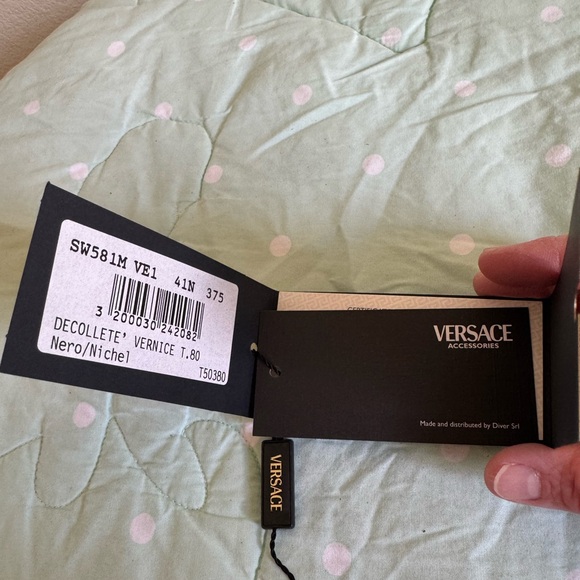 VINTAGE Versace Heels Womens size 37 1/2 - Picture 11 of 16